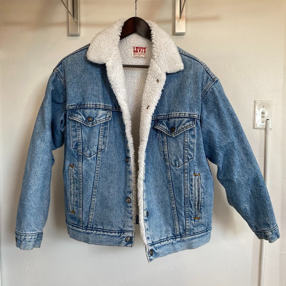Vintage Levi’s San Francisco Sherpa Denim Jacket